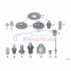 Genuine BMW Threaded welding stud (07147305206)