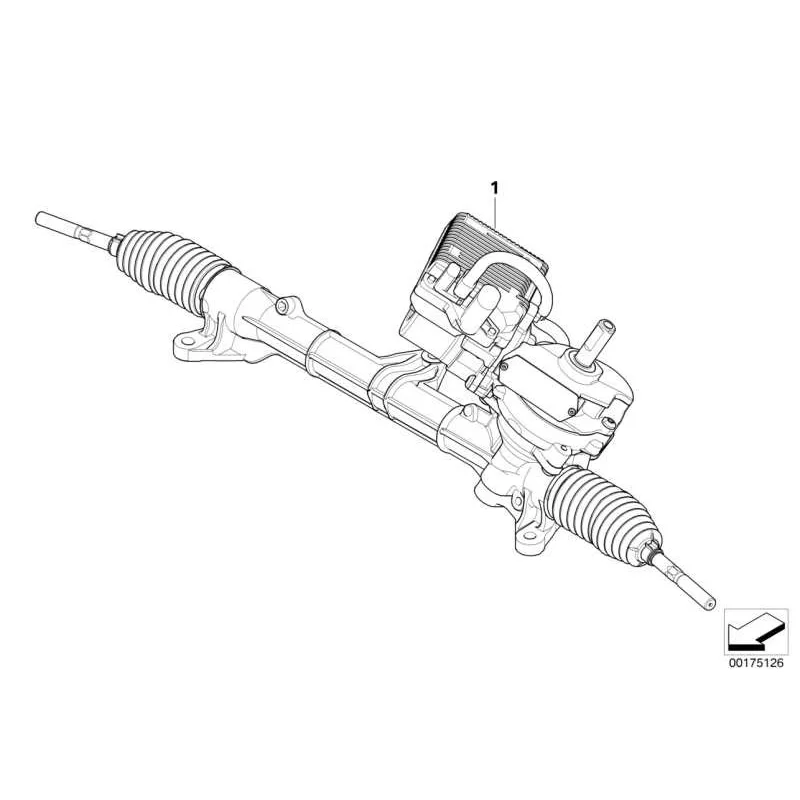 Genuine Mini EXCH-steering box, electr. (32106856876)