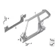 Genuine Mini Side frame, exterior, left (41002755065)