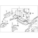Genuine Mini Left side member (41117035341)