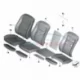 Genuine BMW Cover, basic backrest leather (52107153366)