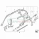 Genuine BMW Left interior column C (41217178203)