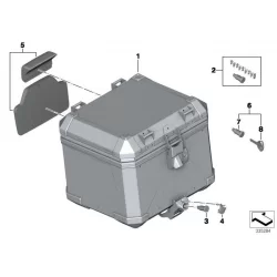 Genuine BMW Set backrest cushion Top Case (77448546808)