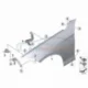 Genuine BMW Side panel bracket, front left 3 (41357329537)