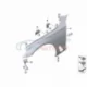 Genuine BMW Side panel bracket, front right 2 (41007481066)