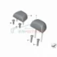 Genuine BMW Guide, headrest (52207353167)