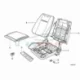 Original BMW Federkern Rückenlehne vorne links (52101936623)