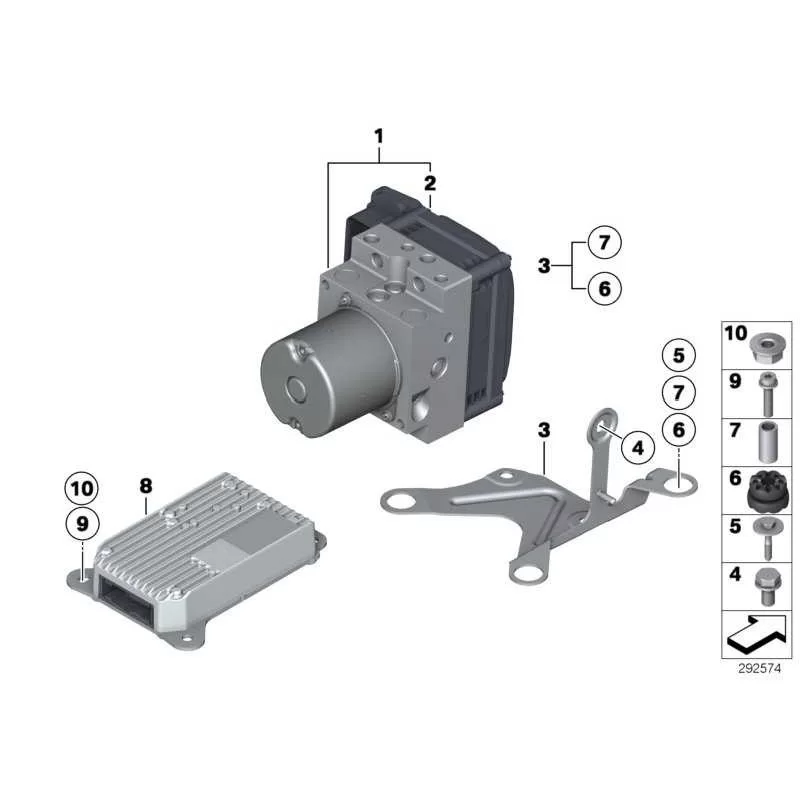 Original BMW Hydroaggregat DXC (34516852821)