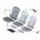 Genuine BMW Foam element, basic, backrest (52107229967)