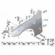 Genuine BMW Side panel bracket, front left 3 (41357230581)