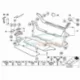 Genuine BMW Hook&loop fastener (51477894512)