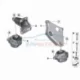 Genuine BMW Engine mount, right (22116862158)
