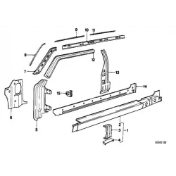 Original BMW Stützblech Wagenheberaufnahme (41211820578)