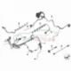 Genuine BMW Engine wiring harness, engine module (12518514840)
