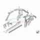Genuine BMW Left interior side frame (41007168955)