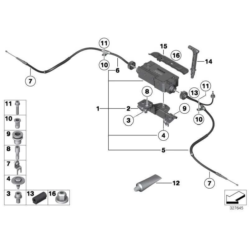 Original BMW Stelleinheit mit Steuergerät (34436856932)