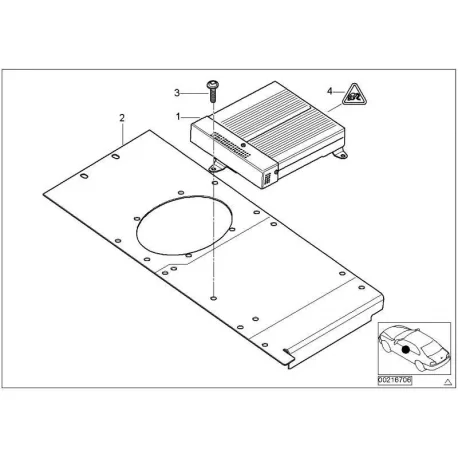 Genuine BMW Amplifier (65128375384)