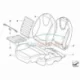 Original BMW Bezug Basis Lehne Leder links (52109165413)