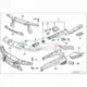 Genuine BMW Complete left engine support (41118398611)