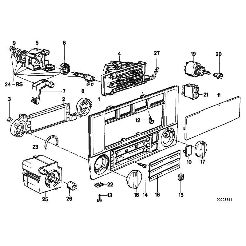 Genuine BMW Panel (64111385878)