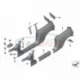 Genuine BMW Left rear side panel (41007387969)