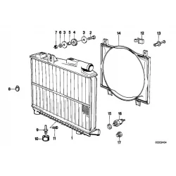 Genuine BMW Radiator (17111707563)
