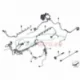 Genuine BMW wiring harness, engine trans. module (12518514910)