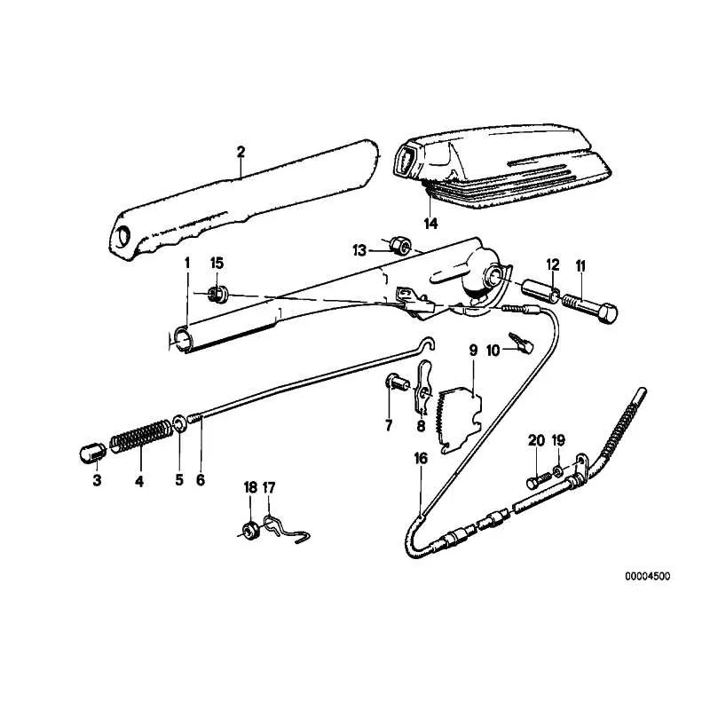 Genuine BMW HANDLE LEATHER (34412225467)