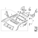 Genuine BMW Trunk floor, upper part (41007202236)