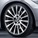 Genuine BMW Disc wheel, light alloy, bright-turned (36116788786)