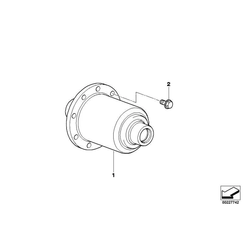 Original BMW Sperreinsatz (33141428350)