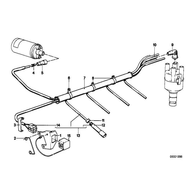 Genuine BMW CABLE SLEEVE (12128536120)