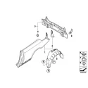 Genuine BMW LEFT REAR SIDE PANEL (41007179527)