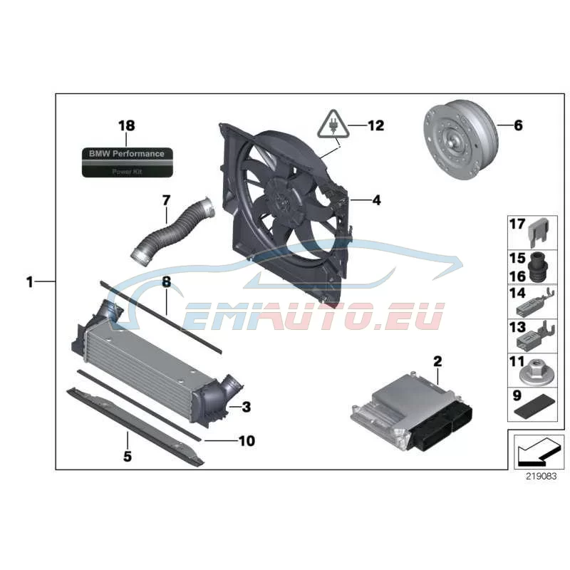 Genuine BMW Power Kit (11122179614)