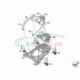 Genuine BMW Buffer, front left (46548566331)