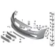 Genuine BMW Panel, bumper, primed, front (51117282902)