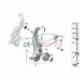 Original BMW Halter Bremsschlauch aussen links (34306861835)