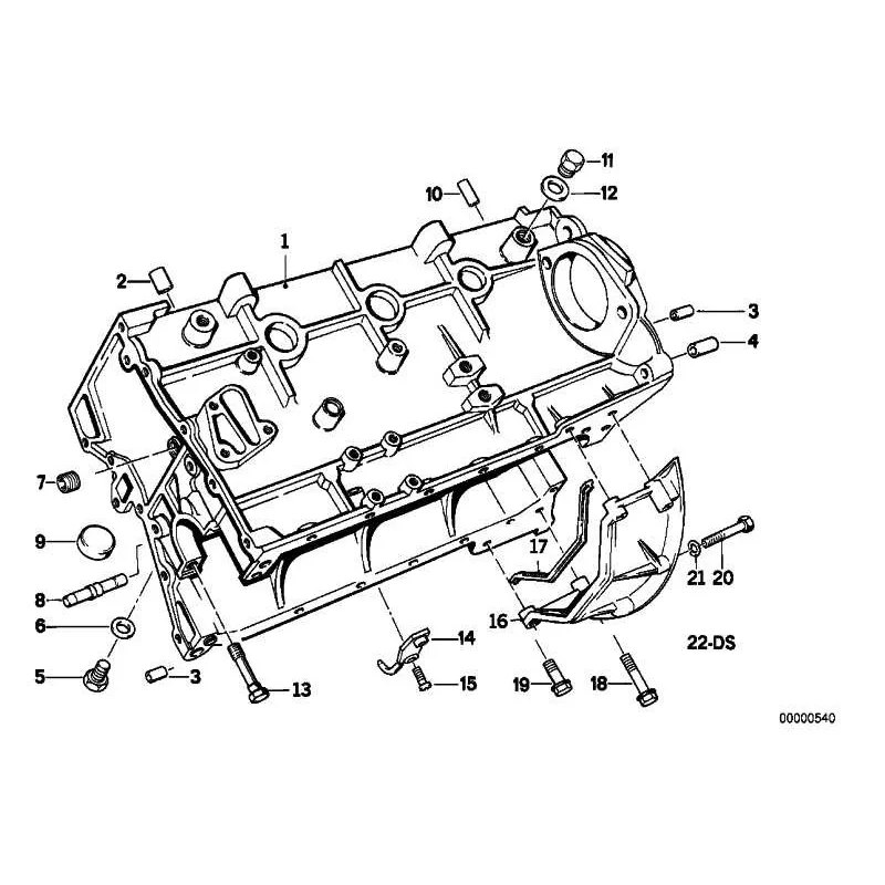 Original BMW Zylinder-Kurbelgehäuse (11111315501)