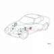 Genuine BMW Bracket hinge engine hood (41002291808)