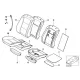 Original BMW Bezug Basis Lehne Leder (52107146132)