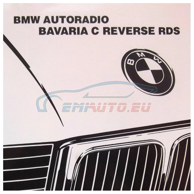 Genuine BMW Operating instructions, radio "de" (01209786070)