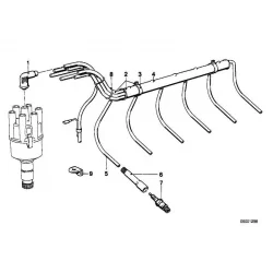 Genuine BMW IGNITION WIRING (12121705716)