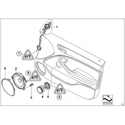 Genuine BMW Top-hifi system woofer (65138368244)