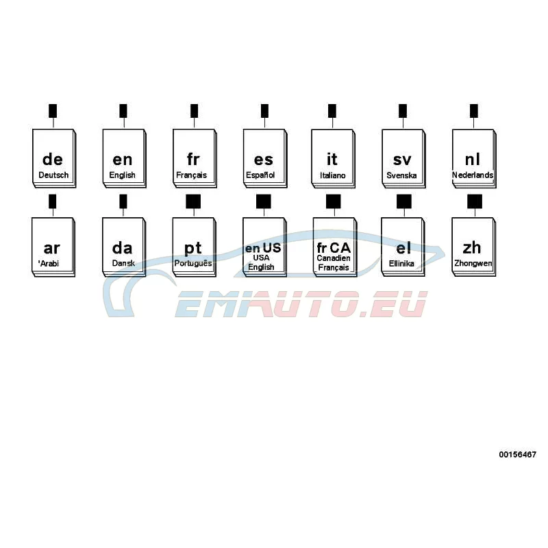 Genuine BMW Mounting information (01290307111)