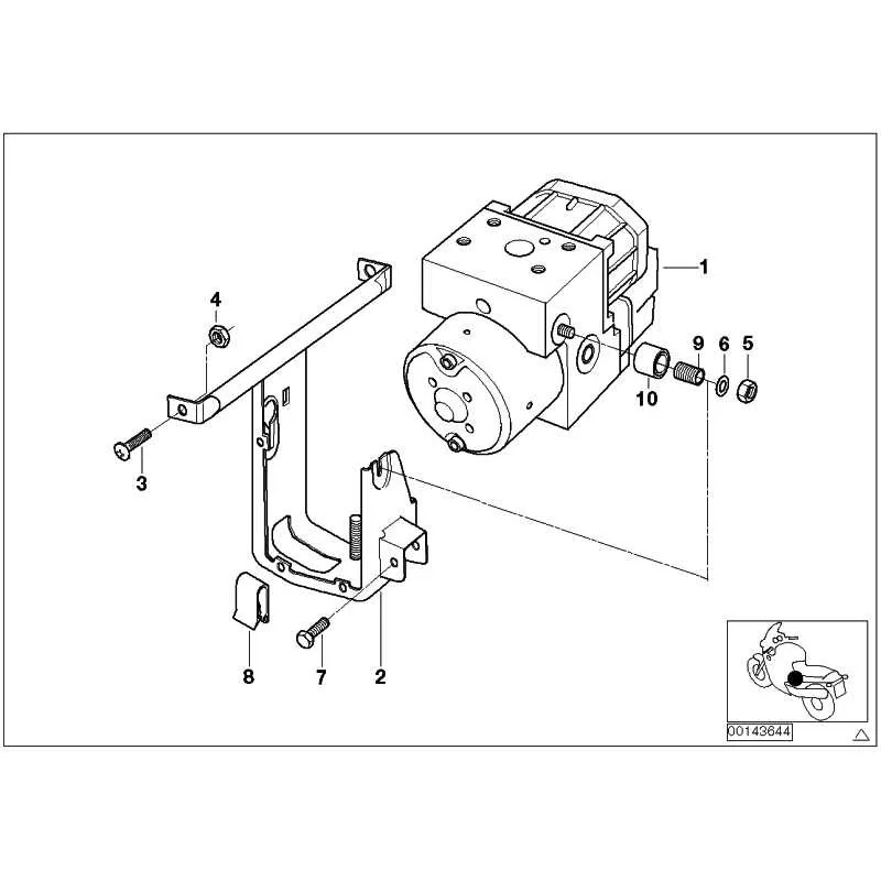 Original BMW Druckmodulator (34517651924)