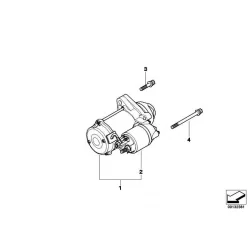 Genuine BMW Exchange starter motor (12412354706)