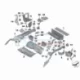 Genuine BMW Base, rear module upper section, left (41007347159)