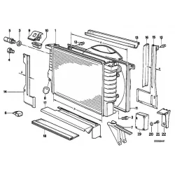 Genuine BMW Radiator (17111709458)