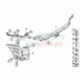 Genuine BMW C-clip nut, self-locking (07147330004)
