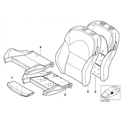 Original BMW Bezug Sitz (52107902062)